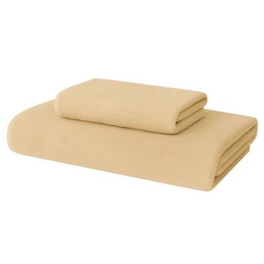 Imagem de Kit Toalha de Banho e Rosto Gigante Adulto Macia 1,40 m x 70 cm Alta A