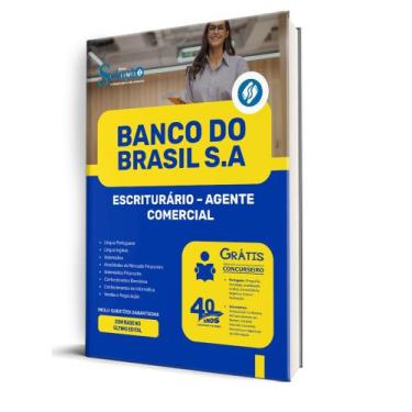 Imagem de Combo Banco do Brasil - Escriturário - Agente Comercial - Editora Solu