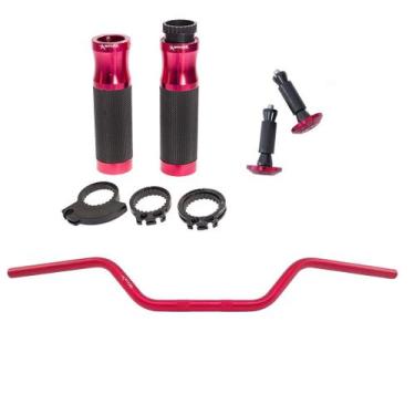 Imagem de Kit Esportivo Manopla Peso Guidão Cb 300 Twister Hornet Fazer Xj6 Next