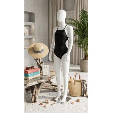 Imagem de Maio infantil e juvenil peca unica frontal moda praia - Genérica, Pret