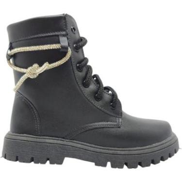 Imagem de Bota Infantil Menina Coturno Casual Dia a Dia Passeio Escola com Zíper Conforto Unipass...