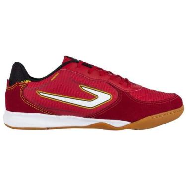 Imagem de Tênis Futsal Topper Letra IV Masculino, Vermelho, 39
