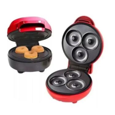 Imagem de Mini Máquina De Donuts Elétrica 3 Furos Rápido 110V - magalu, 110V