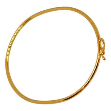 Imagem de Pulseira Bracelete Fio Liso Feminino Ouro 18k - MIMO JOIAS