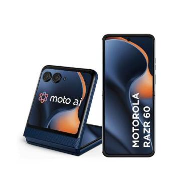 Imagem de Usado: Moto Razr 60 256GB Azul-marinho Muito Bom - Trocafy - Motorola