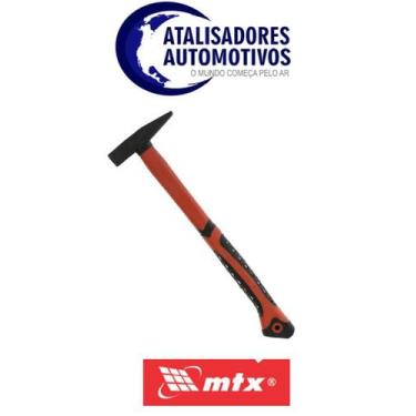 Imagem de Martelo pena aco carbono forjado cabo fibra de vidro emborrachado 600g