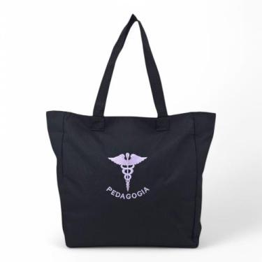 Imagem de Bolsa tiracolo estudante universitario tecnico curso simbolo profissao