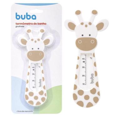 Imagem de Termômetro De Banheira Girafinha Bege Segurança Infantil - Buba