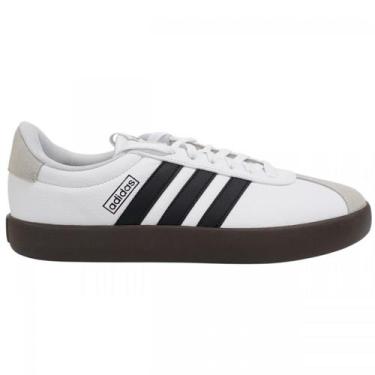 Imagem de Tênis Casual Masculino Adidas VL Court 30 Jk3274, Branco, 44
