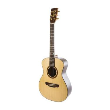 Imagem de Violão rozini rx120 atn mini aço eletroacústico natural  com bag