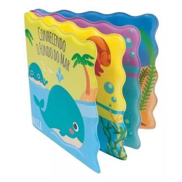 Imagem de Livrinho Para Banho Impermeável Bebê Animais Do Fundo Do Mar - Buba