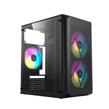 Imagem de Gabinete Gamer Acegeek Forge 2 Fans S/Fonte MiniTower Lateral Acrilico