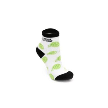 Imagem de Meia Bk2 Infantil Avengers 81210 Branco/Preto, 23/27, Branco, Preto