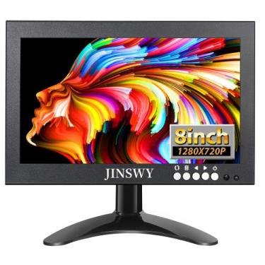 Imagem de Monitor JINSWY HDMI 1280x720 16:9 IPS Metal Mini de 8 polegadas