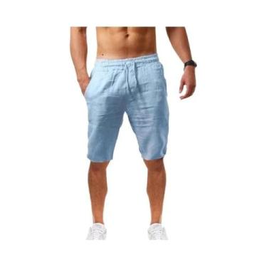 Imagem de Calças De Verão Masculinas Para Esportes E Academia, Respiráveis, Em A