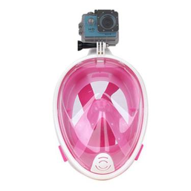 Imagem de Máscara De Mergulho Surface Rosa S/M com adaptador para Câmeras de açã