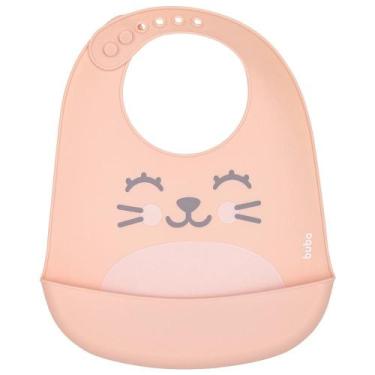 Imagem de Babador De Silicone com Pega-Migalhas Gumy Buba, Pêssego