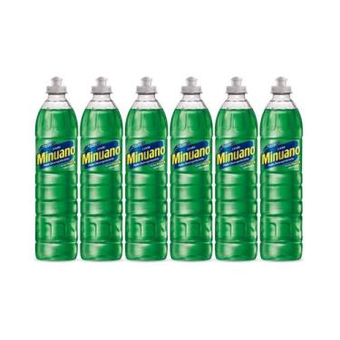Imagem de Kit C/6 Detergente Liquido Minuano Limão 500ml