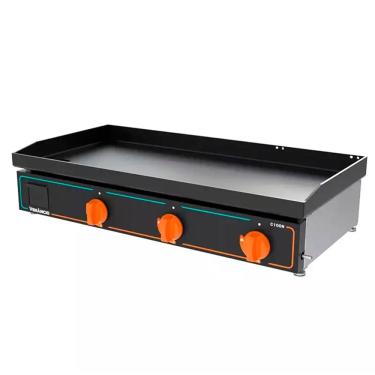 Imagem de Chapa Bifeteira a Gás Deguste Luxo C100N-63400 100cm 6,35mm Inox Venâncio