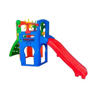 Imagem de Playground Premium Prata Freso com Escorregador e Escalada