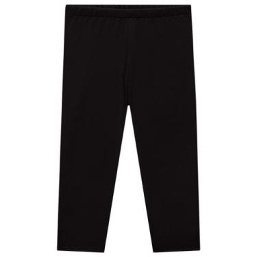 Imagem de Calça Térmica Peluciada Infantil Unissex Marlan / Tamanho 1 ao 8, Pret