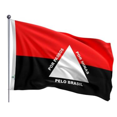 Imagem de Bandeira do Município de Passos Dupla Face Estampada Tamanho 90x128cm 