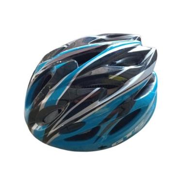 Imagem de Capacete GTS MTB In Mold G Com Led Preto e Azul Brilhante, Azul