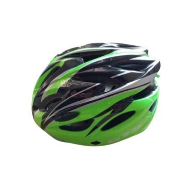 Imagem de Capacete MTB In Mold G Com Led Preto e Verde Brilhante - GTS, Verde