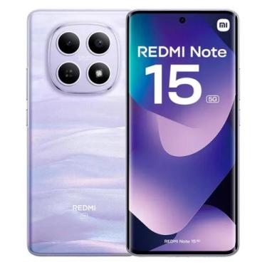 Imagem de RedmiNote 15 5G 8/256GB Global Mist Purple, Câmera 108MP - RedmiNote15