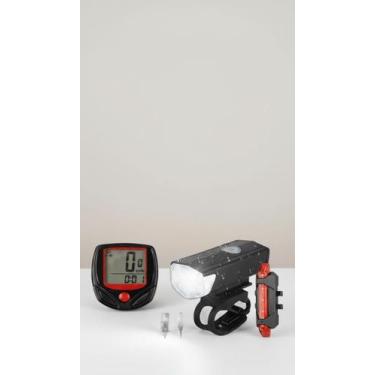 Imagem de Kit Ciclocomputador Bike 15 Funções + Luzes LED - Congratulations Stor