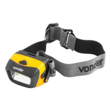 Imagem de Lanterna de Cabeça LCV 120 com LED COB e 3 Estágios de Luminosidade Amarelo Vonder 80.75.120.000