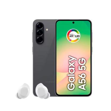 Imagem de Smartphone Samsung Galaxy A56 5G 8GB RAM 128GB Câmera Tripla 50MP com Galaxy Buds Core Preto