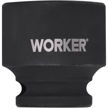Imagem de Soquete de Impacto Worker Encaixe 1-2 30mm para Máquinas Pneumáticas e Elétricas Cromo Molibdênio Fosfatizado 30MM