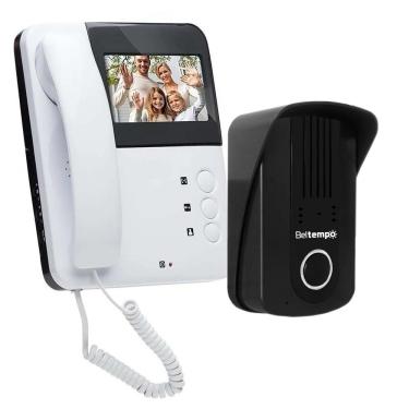 Imagem de Video Porteiro Eletronico Interfone com até 3 Câmeras Adicionais e Tela LCD - VP3 - Videoporteiro