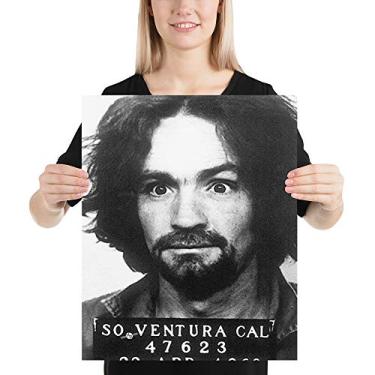 Imagem de Charles Manson Mug Shot 1969 Vertical 2 Pôster