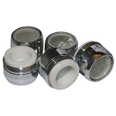 Imagem de LASCO Aerador de rosca dupla de 2,2 GPM cromado 09-1017, pacote com 5