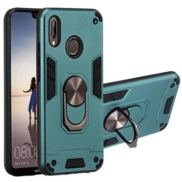 Imagem de Capa de celular Para Huawei P20 Lite (2019) / Caso Nova 5i, cobertura à prova de choque de grau militar com suporte de montagem automóvel de carro magnético para Huawei P20 Lite (2019) / Nova 5i Prote