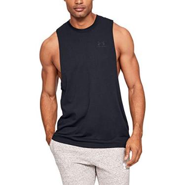 Imagem de Under Armour Camiseta masculina Sportstyle com recorte no peito esquerdo