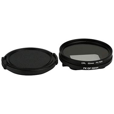 Imagem de Filtro Polarizado CPL 52mm com tampa da Lente para Caixa GoPro 5/6