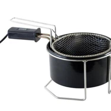 Imagem de Fritadeira Elétrica Com Óleo Tacho Esmaltado 1 Litro 110