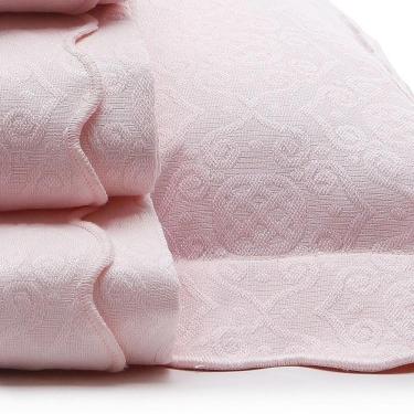 Imagem de Colcha Tognato Casal Piquet Capela Rosa