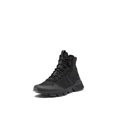 Imagem de SOREL Men's Kinetic Rush MID WP Sneaker — Black, Black — Waterproof Nubuck Sneakers — Size 8.5