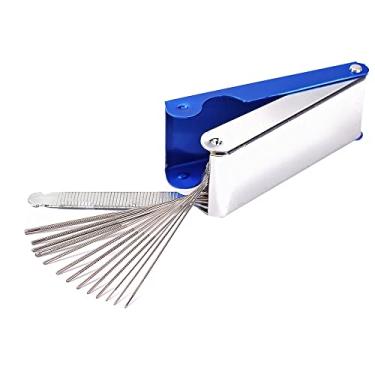 Imagem de calau Guitarra Ponte Nut arquivo de conjunto de Luthiers Tool Box 13 tamanhos dos arquivos 1 arquivo plano para a guitarra do banjo Bandolim baixo de corda sulco de entalhe