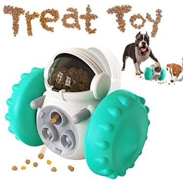 Imagem de QQQNG Dispensador de petiscos para cães brinquedos de quebra-cabeça interativo para cachorrinho alimentador lento ração para animais de estimação distribuição para cães médios e pequenos