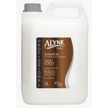 Imagem de Shampoo Profissional Salão De Beleza Alyne Óleo De Coco 5L