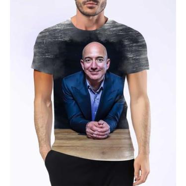 Imagem de Camisa Camiseta Jeff Bezos Magnata Frases Amazon Foco Hd 5 - Estilo Kr