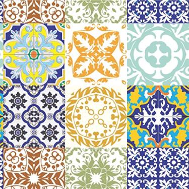 Imagem de Leliz papers Papel de Parede Adesivo Lavável Para Cozinha Banheiro Azulejo Diversos Modelos Rolo 1m Azulejo:AJ010