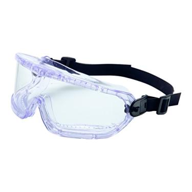 Imagem de UVEX by Honeywell 11250810 V-Maxx Proteção Indireta, Faixa de cabeça de neoprene, lente transparente com revestimento antiembaçamento antiembaçamento