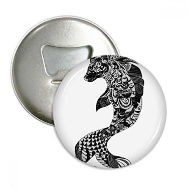 Imagem de China Masterpiece Montanhas Rivers Desenho Abridor de Garrafas Ímã de Geladeira Emblema Multifuncional