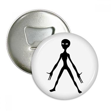 Imagem de Emblema Multifuncional Universe Alien Monster Alien Abridor de Garrafas Ímã de Geladeira